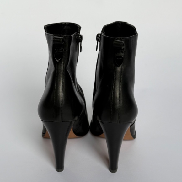 Black Coach leather Jemma booties boots size 10 - Picture 2 of 11